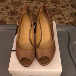 Nine West open toe heels